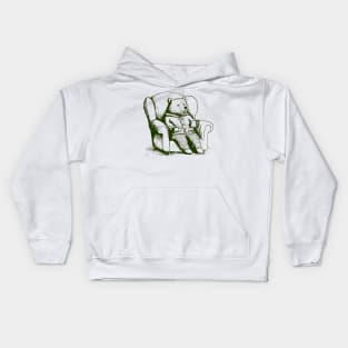 Relaxing Bear Kids Hoodie